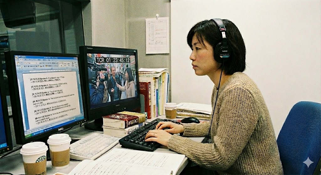 翻訳起こしの制作イメージ