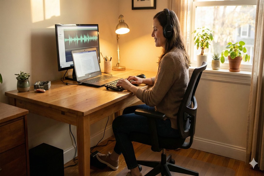 外国語文字起こし